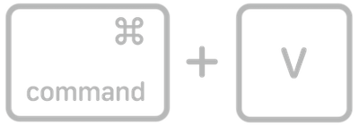 heypsterGif mac keyboard shortcut paste command-v